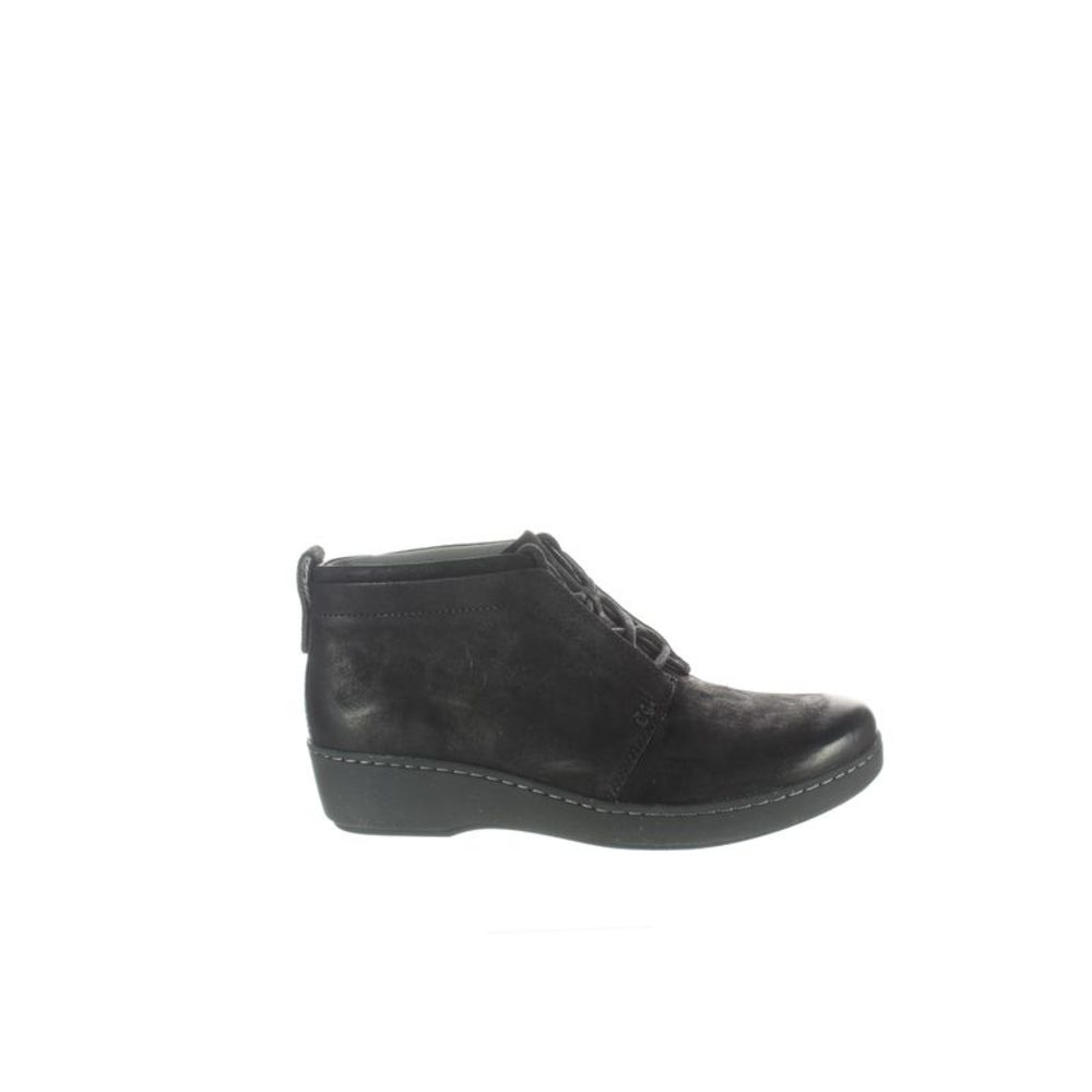 Dansko Womens Ellen Burnished Suede Black Chukka Boots Size 8 Medium (B, M)!